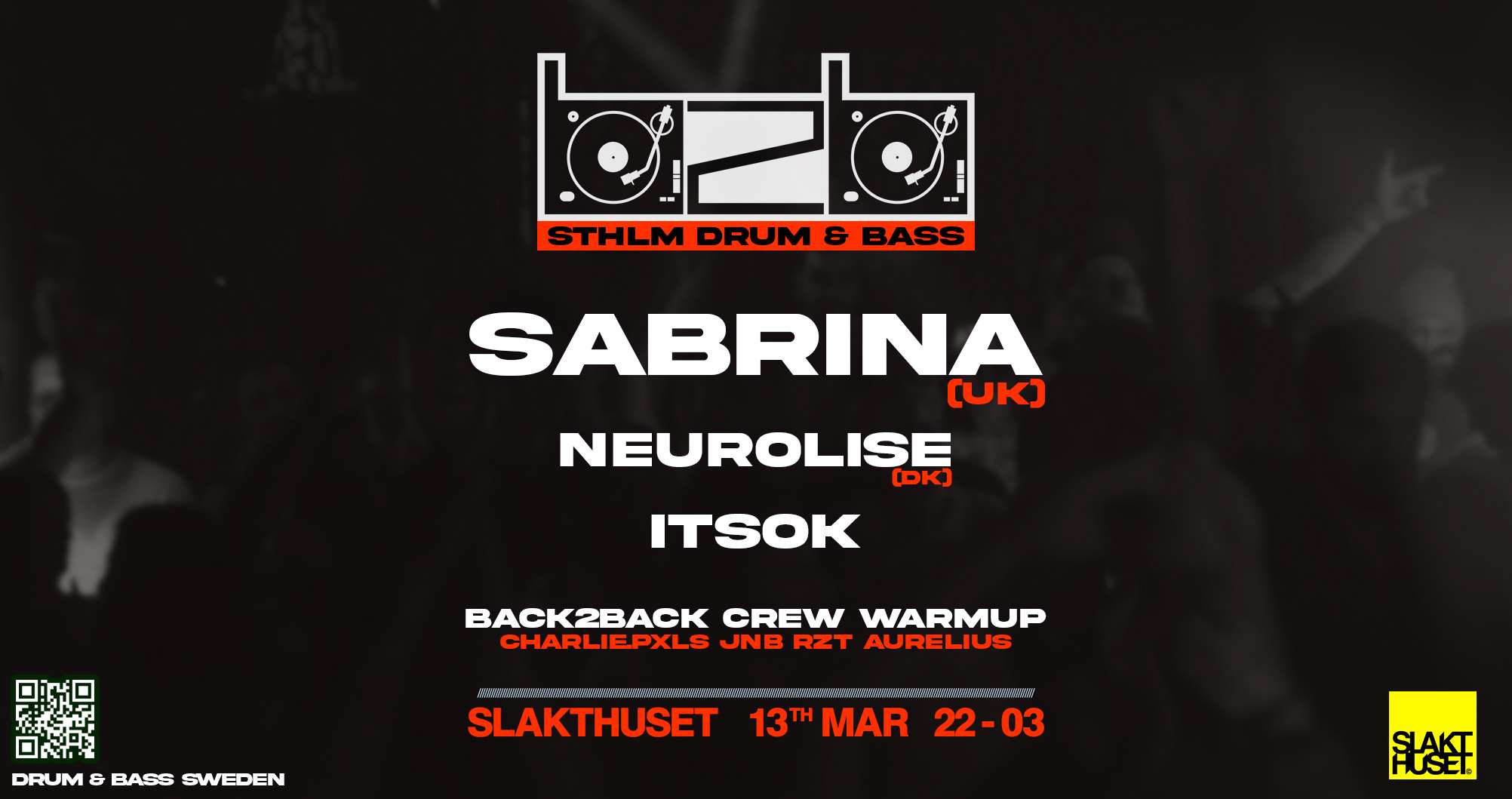 Event flyer, 13 MAR 2026